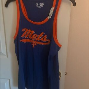 NWT NY Mets Tank Top Size Adult Small Royal Blue